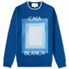 Casablanca Intarsia Logo Crew Knit