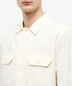 Universal Works Slub Chambray Utility Shirt -Outlet Sweaters Store 29 12 2022 UE P2739 ECR 10 1