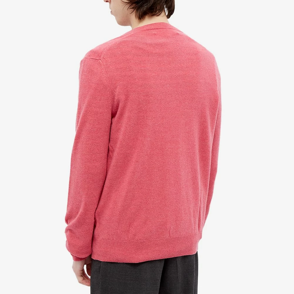 Comme Des Garçons Play Comme Des Garcons Play Overlapping Heart V-Neck Jumper 5 Comme Des Garçons Play Comme Des Garcons Play Overlapping Heart V-Neck Jumper - Image 5