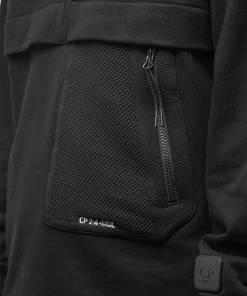 C.P. Company Metropolis Tech Pocket Quarter Zip -Outlet Sweaters Store 30 06 2022 AP 13CMSS001A 005086W 999 10 1