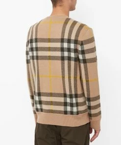 Burberry Nixon Large Check Cashmere Knit -Outlet Sweaters Store 30 06 2022 LL 8054920 127598 B2412 3 1