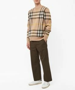 Burberry Nixon Large Check Cashmere Knit -Outlet Sweaters Store 30 06 2022 LL 8054920 127598 B2412 m4 1