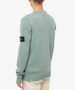 Stone Island Lambswool Crew Neck Knit -Outlet Sweaters Store 30 06 2022 SI 7715508A3 V0055 3 1