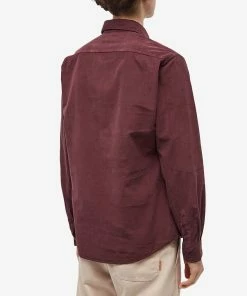 Sunspel Corduroy Button Down Shirt -Outlet Sweaters Store 30 08 2022 jd msht2015 rddu 8