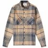 Wax London Whiting Overshirt Spear Check