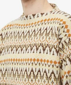 Levis Vintage Clothing Levi's Vintage Clothing Jaquard Boat Neck Knit -Outlet Sweaters Store 30 11 2022 SI A3009 0000 10 1