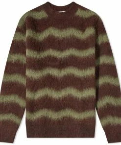 Acne Studios Kristoffer Mohair Stripe Knit