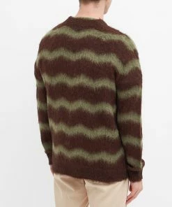 Acne Studios Kristoffer Mohair Stripe Knit -Outlet Sweaters Store 31 01 2022 LL B60221 CU7 4 1