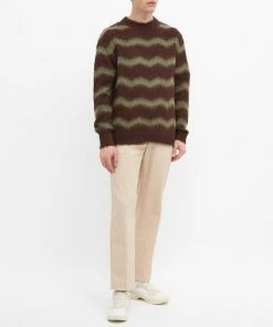 Acne Studios Kristoffer Mohair Stripe Knit -Outlet Sweaters Store 31 01 2022 LL B60221 CU7 m5 1