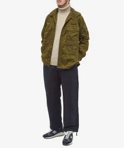 Universal Works Eco Wool Roll Neck Knit -Outlet Sweaters Store 31 08 2022 ML 27401 BGE m9 1