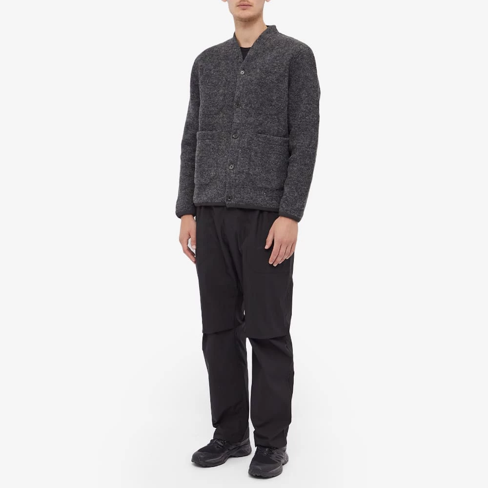 Universal Works Wool Fleece Cardigan 4 Universal Works Wool Fleece Cardigan - Image 4