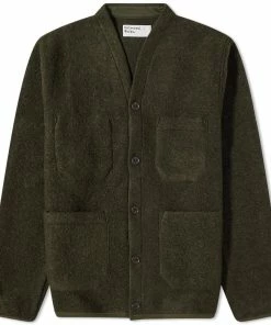 Universal Works Wool Fleece Cardigan