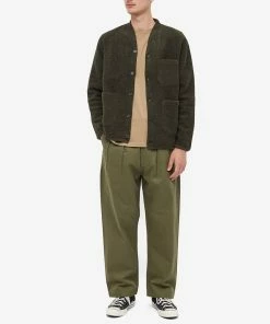 Universal Works Wool Fleece Cardigan -Outlet Sweaters Store 31 08 2022 tc 27708 olv m9