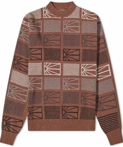 PACCBET Intarsia Knit Sweater