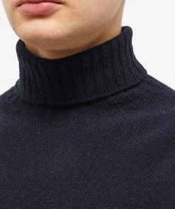 Officine Generale Seamless Turtleneck Knit -Outlet Sweaters Store 31 10 2022 SI W22MKNT327 10 1