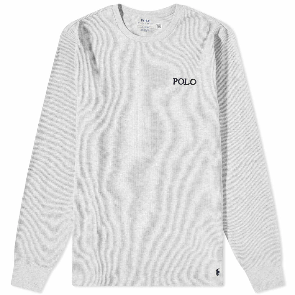Polo Ralph Lauren Long Sleeve Mini Waffle Tee 1 Polo Ralph Lauren Long Sleeve Mini Waffle Tee