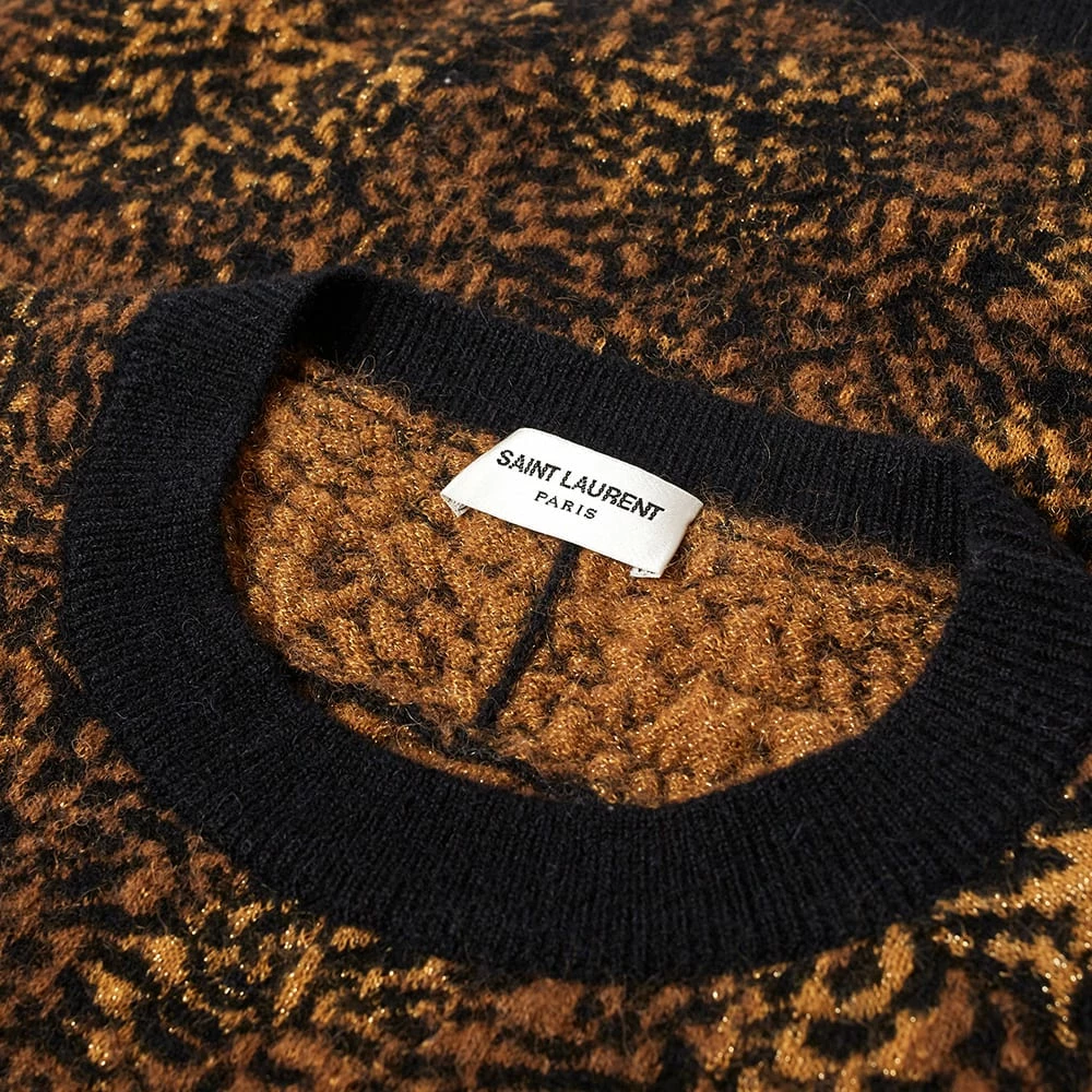 Saint Laurent Leopard Crew Knit 3 Saint Laurent Leopard Crew Knit - Image 3