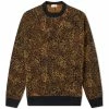Saint Laurent Leopard Crew Knit