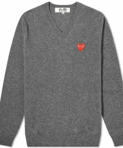 Comme Des Garçons Play Comme Des Garcons Play V-Neck Jumper